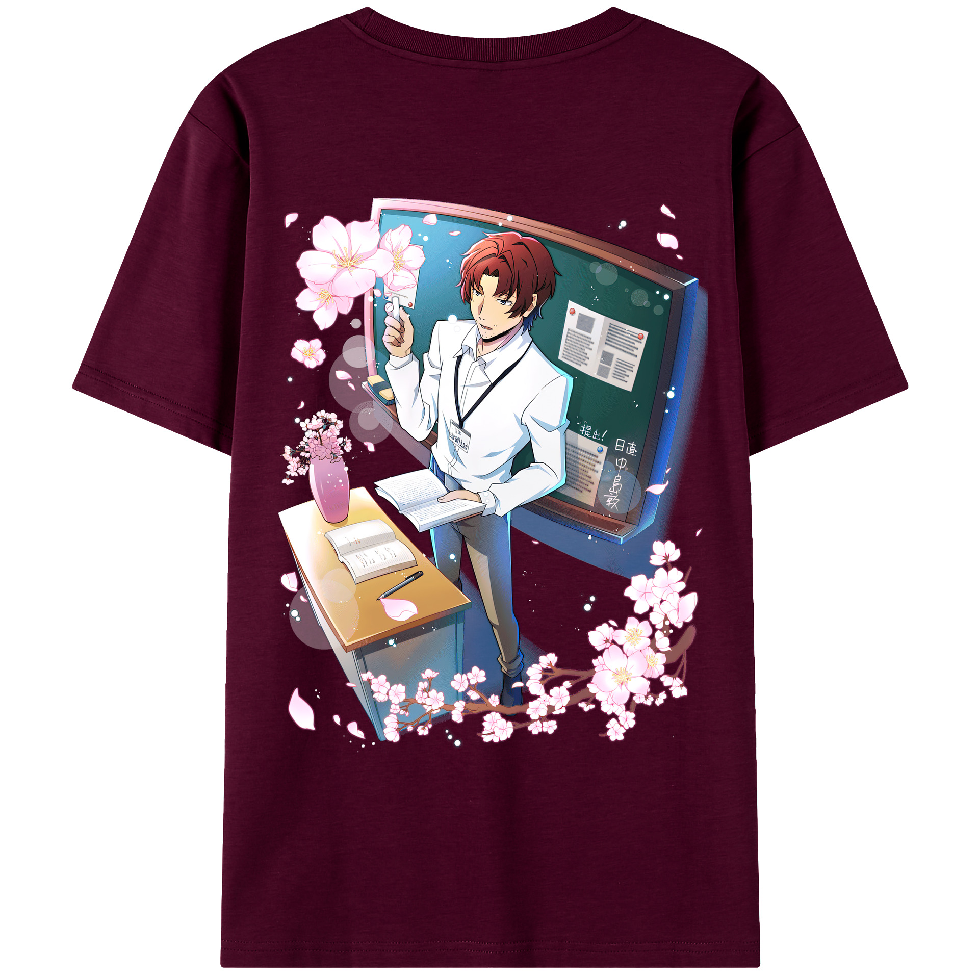 （画像用） 文豪ストレイドッグス Bungo Stray Dogs レディース半袖Tシャツ(バックプリント)